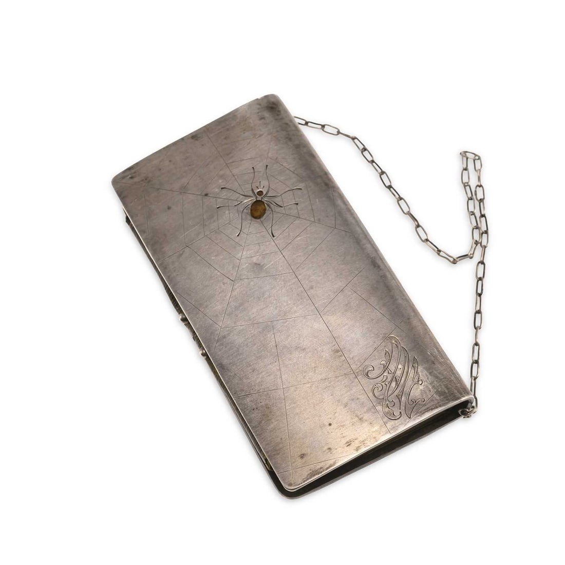 A RUSSIAN SILVER PURSE (1 of 6)