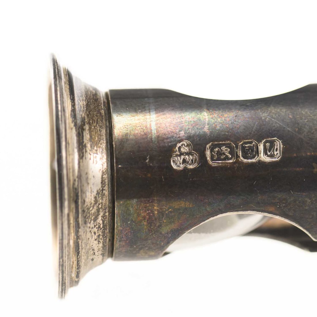 AN ELIZABETH II SILVER EGG TIMER - 3