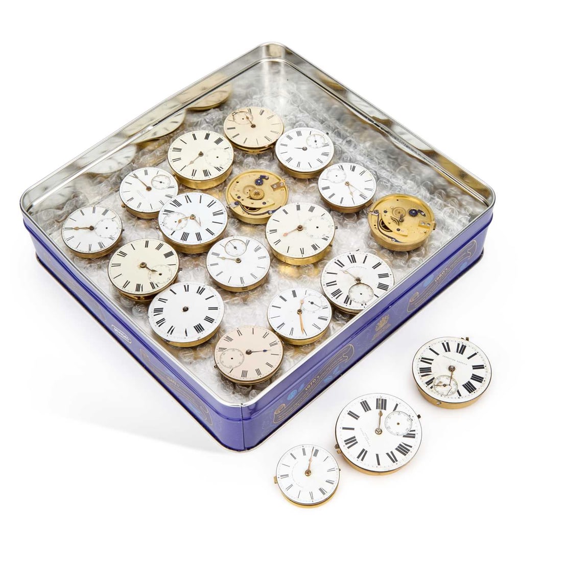 AN GROUP OF FUSEE WATCH MOVEMENTS (1 of 1)