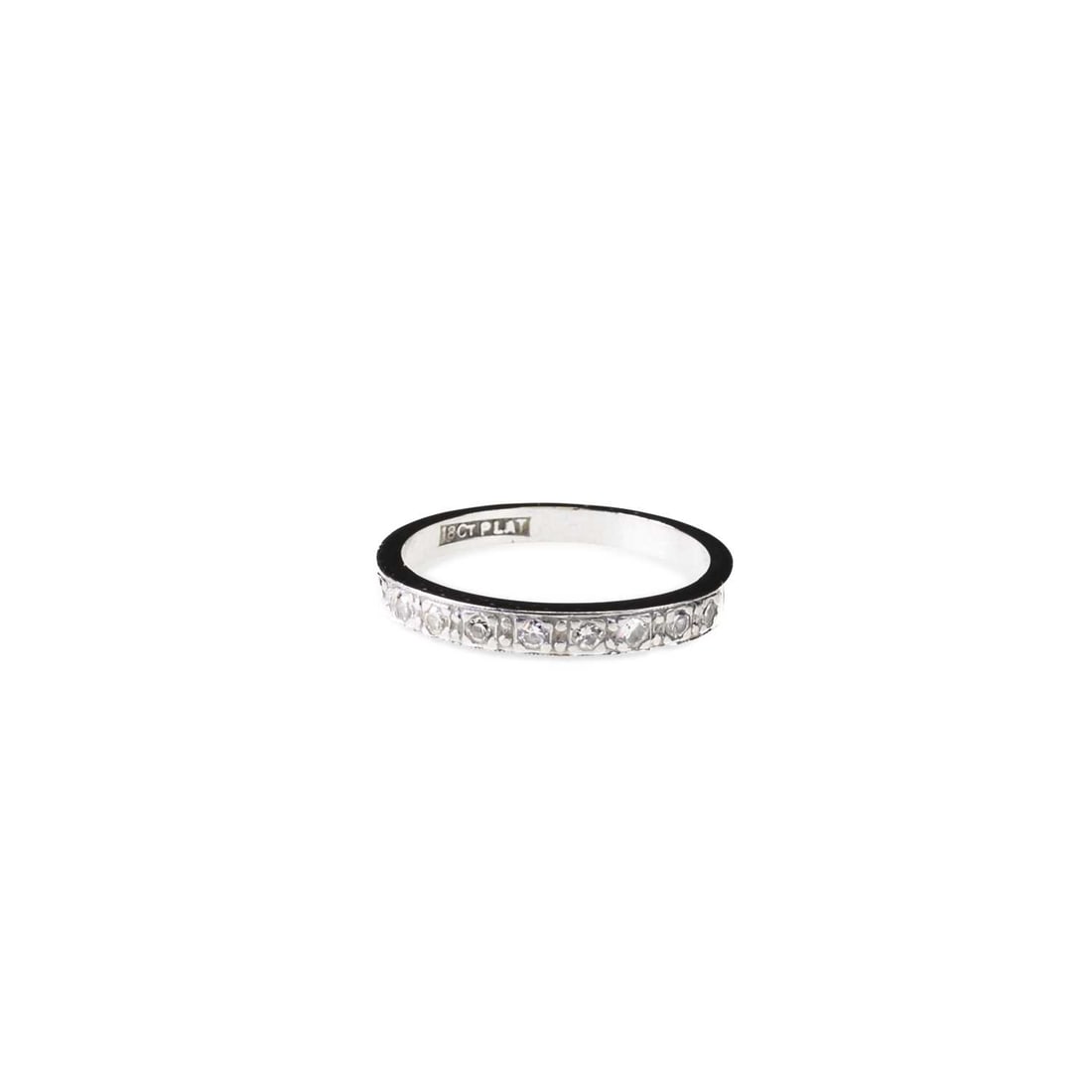 A DIAMOND HALF HOOP RING (1 of 1)