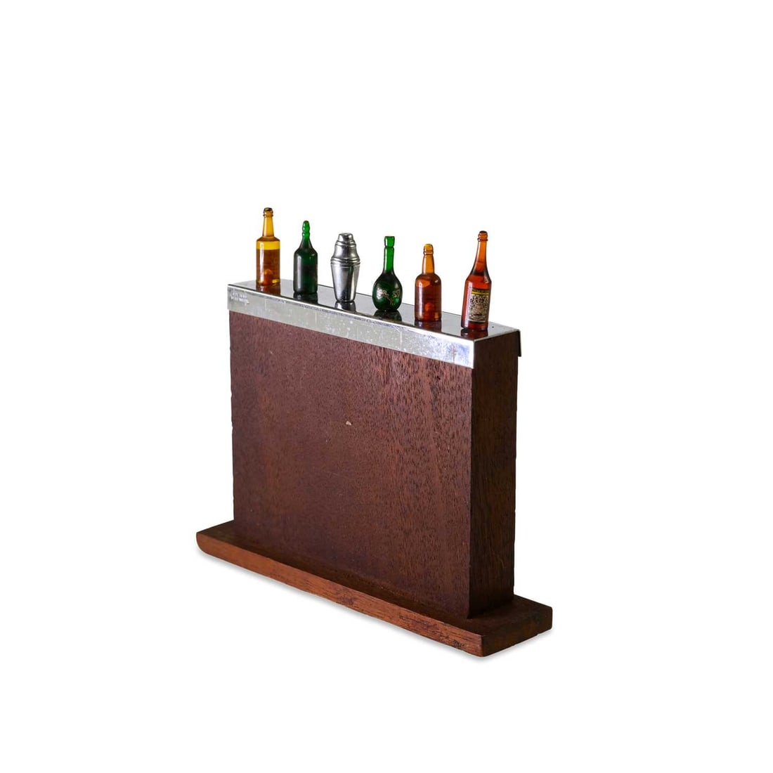 A NOVELTY MINIATURE BAR COCKTAIL STICK SET 1940S (1 of 2)