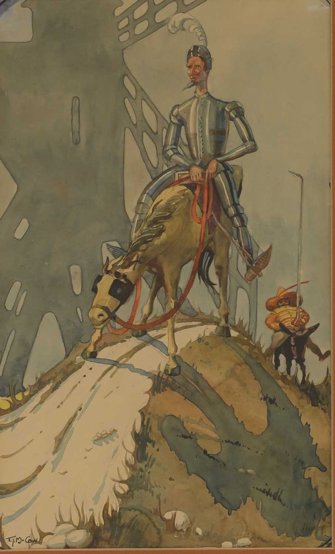 V TERENCE JOHN MCCAW (SOUTH AFRICAN 1913-1978) DON QUIXOTE (1 of 2)