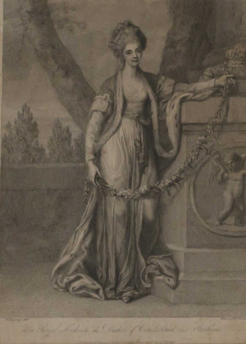 AFTER RICHARD COSWAY (1742-1821) HER ROYAL HIGHNESS THE DUCHESS OF CUMBERLAND AND STRATHERN (1 of 2)