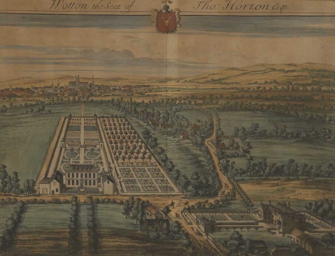 AFTER JOHANNES KIP (1653-1722) WOTTON, THE SEAT OF THOMAS HORTON ESQ (1 of 2)