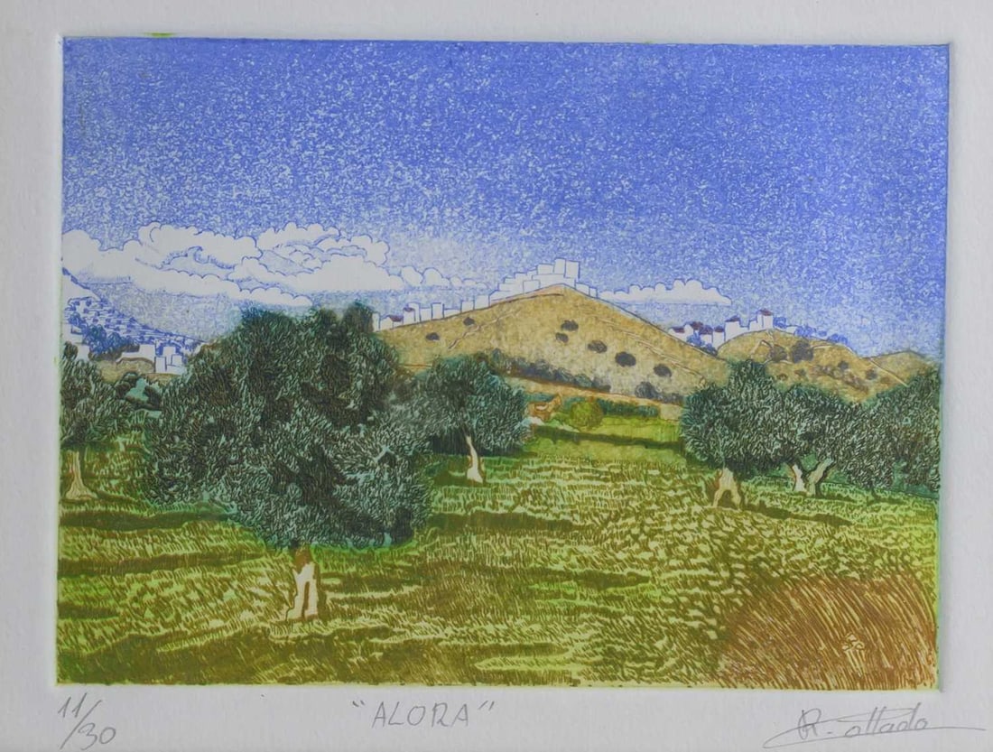 20TH CENTURY SPANISH SCHOOL (ROSA COLLADO) SOMBRAS & ALORA (1 of 4)