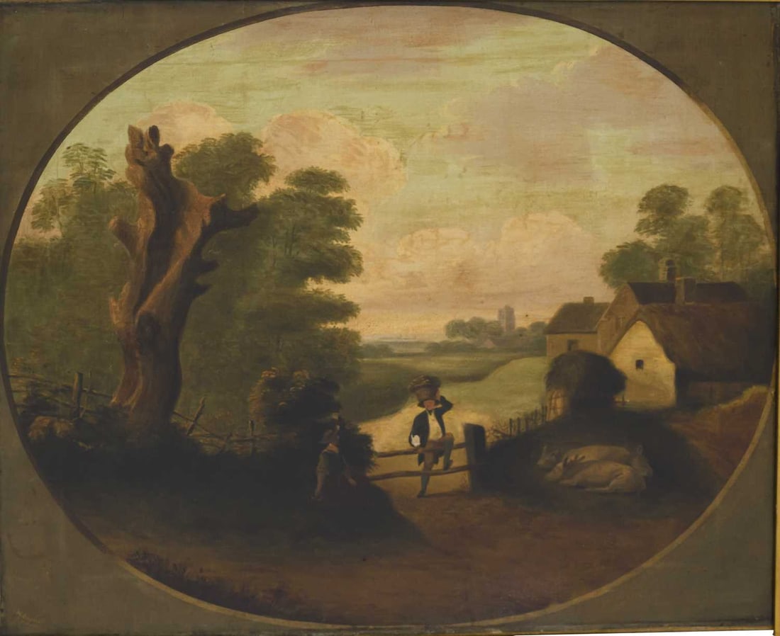 HENRY BAYNES (1800-1886) A PAIR OF COUNTRY LANDSCAPES (1 of 4)