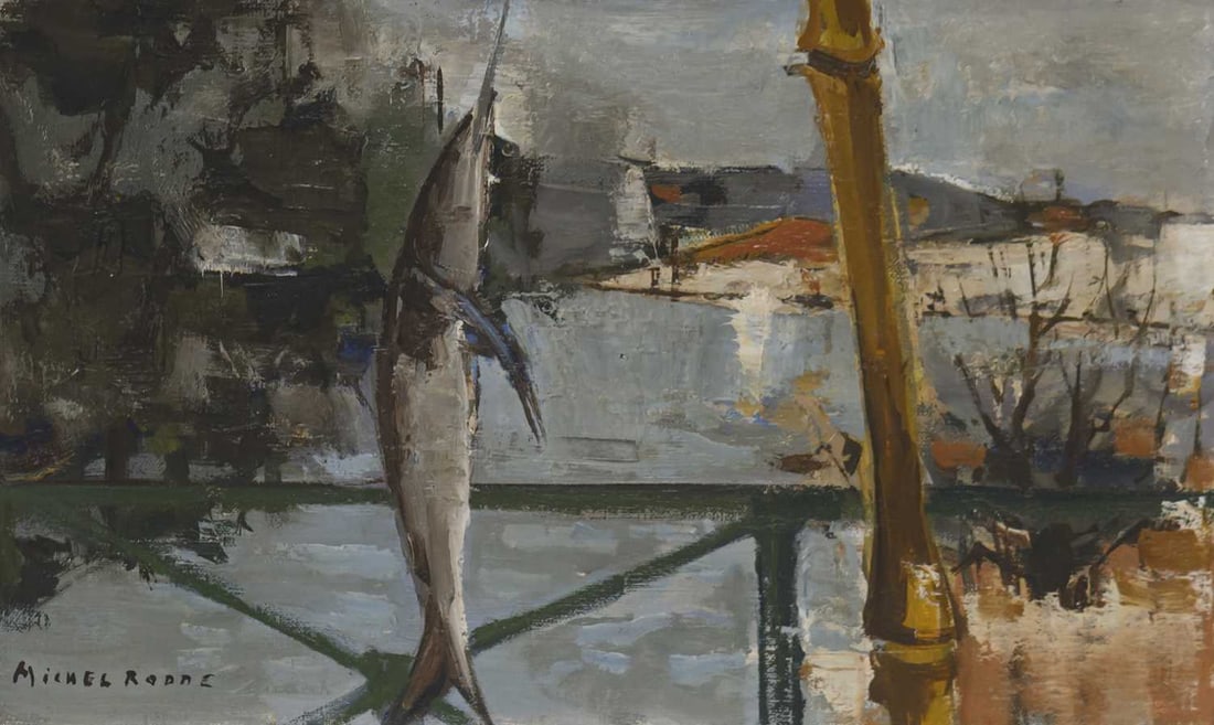 ‡ MICHAEL RUDDE (1913-2009) PONT D'ARDECHE (1 of 1)