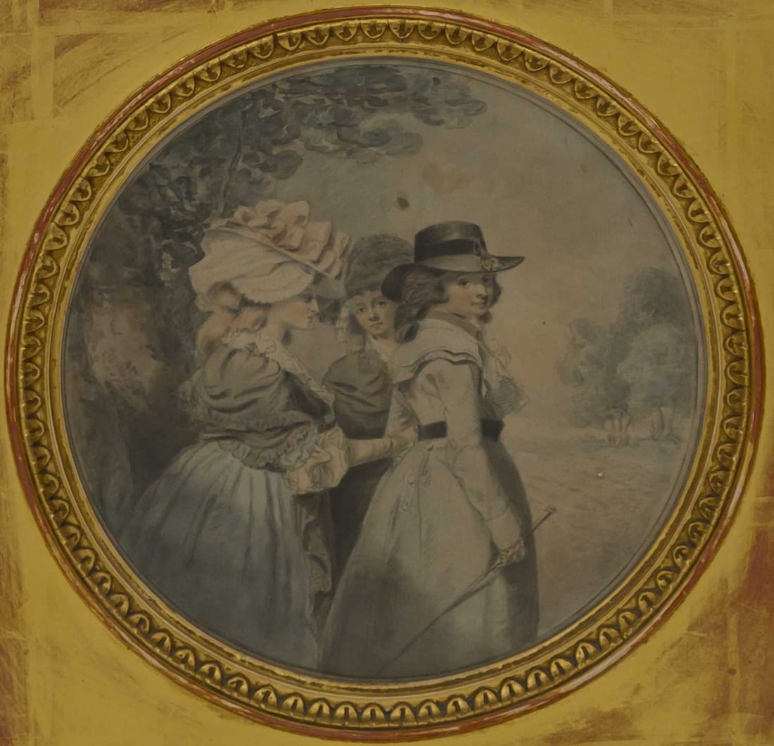 JOHN RAPHAEL SMITH (1751-1812) BLACK BROWN & FAIR (PORTRAITS OF MRS MORLAND, MISS MORLAND AND MISS (1 of 3)