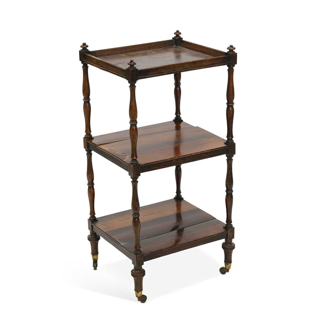 A REGENCY ROSEWOOD WHAT-NOT (1 of 1)
