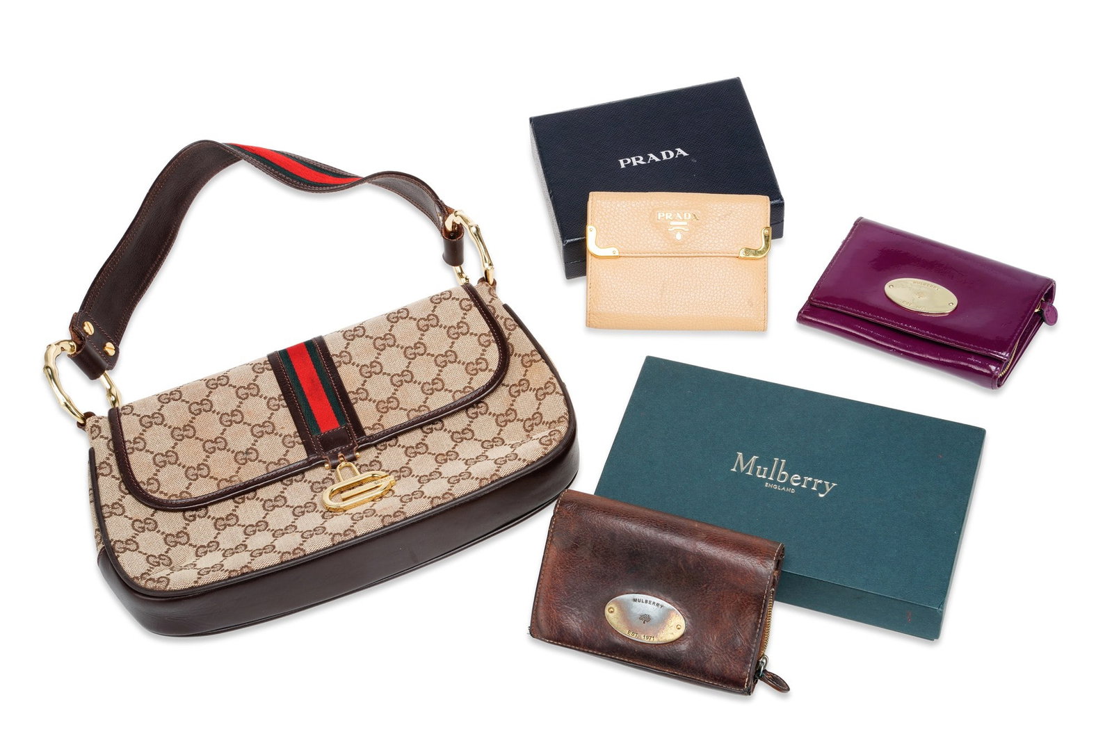 A GROUP OF DESIGNER PURSES (1 of 1)