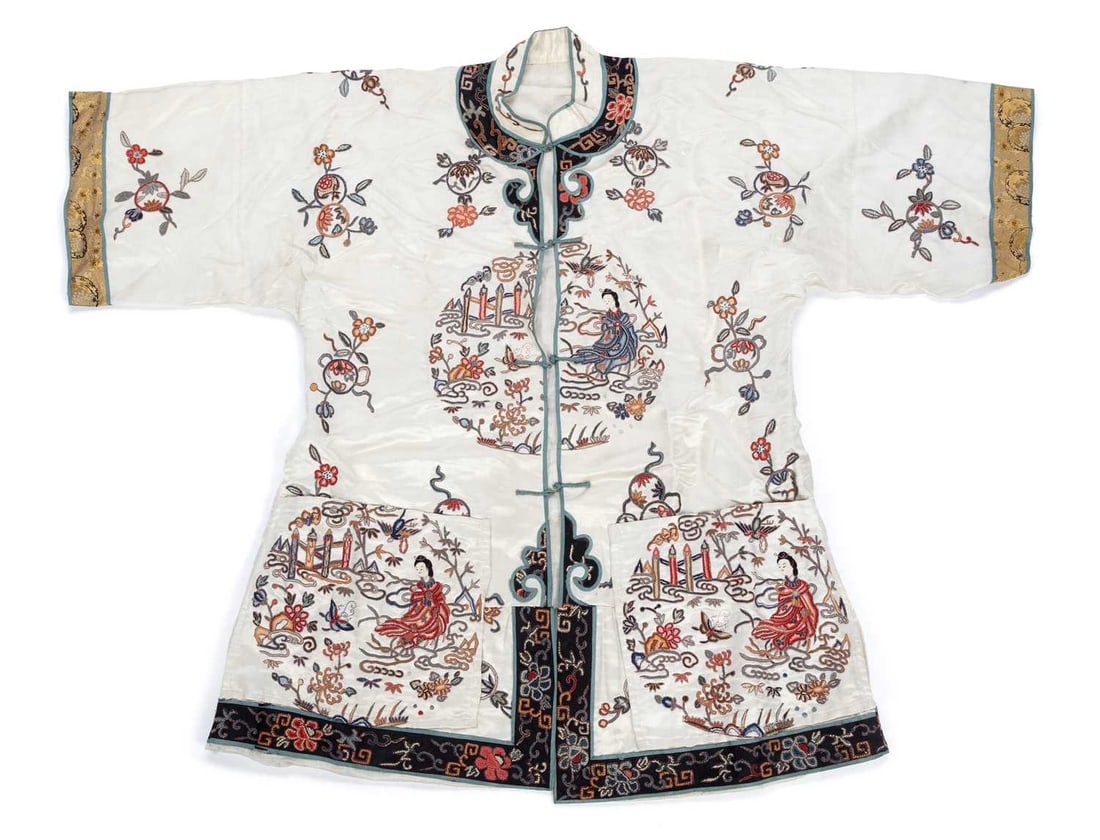 A CHINESE SILK EMBROIDERED JACKET EARLY 20TH CENTURY (1 of 1)