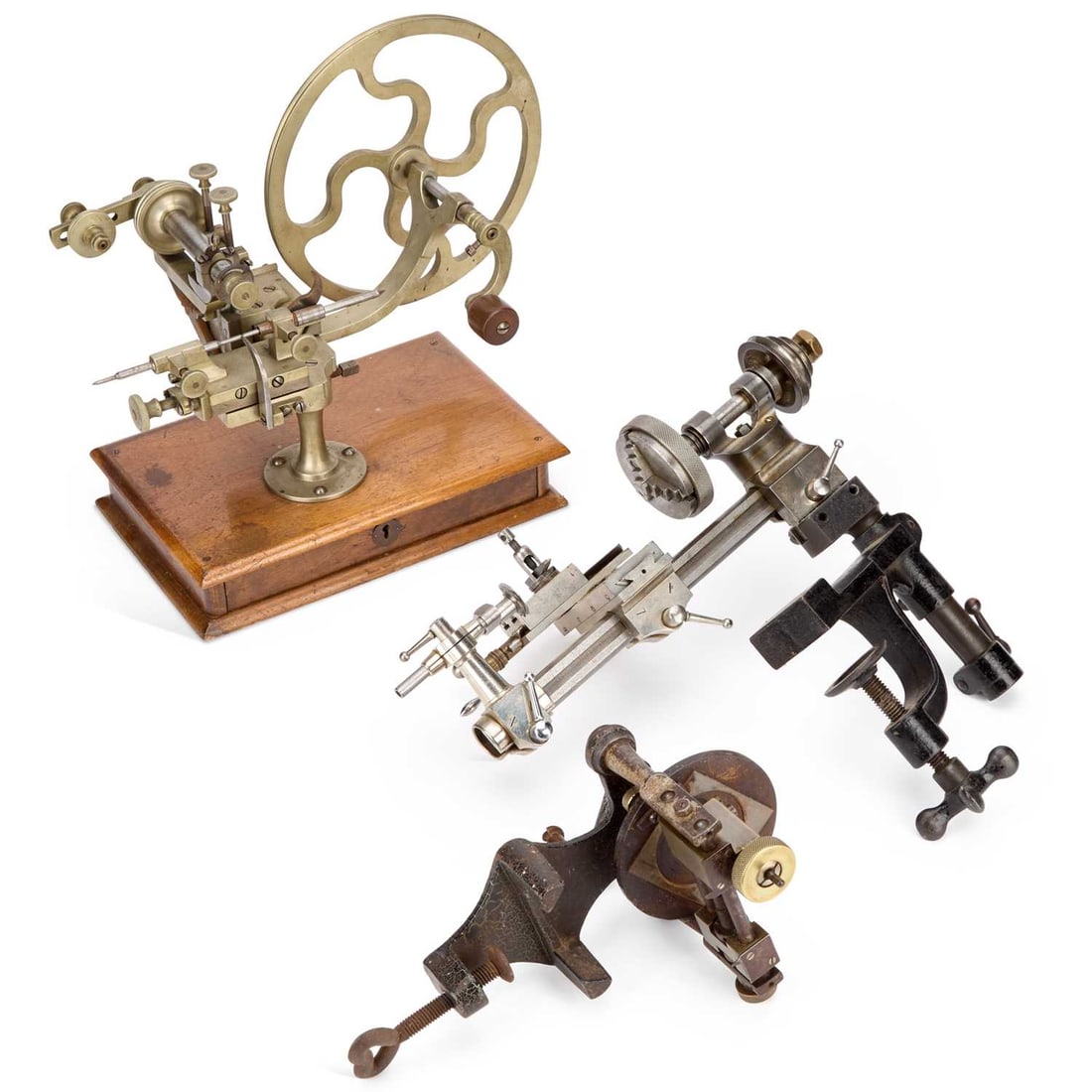 A GROUP OF VINTAGE WATCHMAKERS TOOLS (1 of 4)