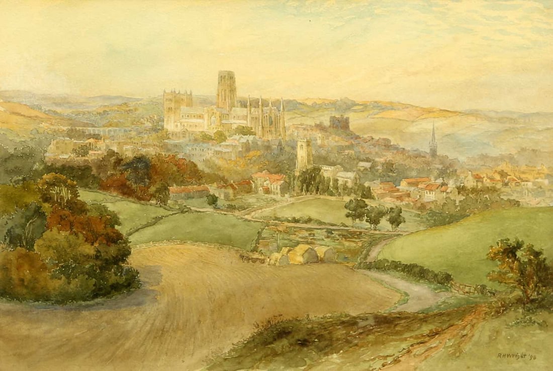 RICHARD HENRY WRIGHT (1857-1930) DURHAM (1 of 2)