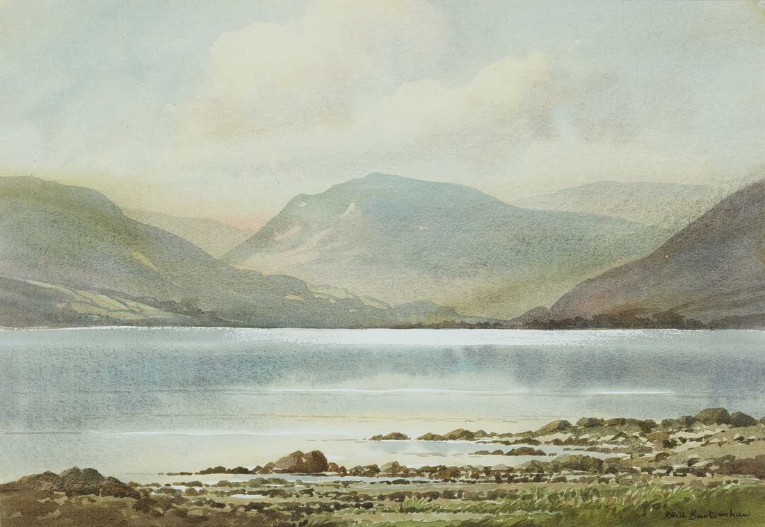 ARR - KEITH BURTONSHAW (1930-2008) BUTTERMERE, LAKE DISTRICT (1 of 2)