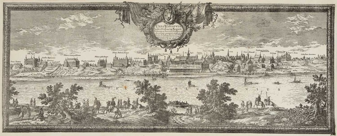 DAHLBERG (ERIK JONSSON, 1625-1703) URBS WARSOVIA, SEDES ORDINARIA REGUM POLONIAE (1 of 2)