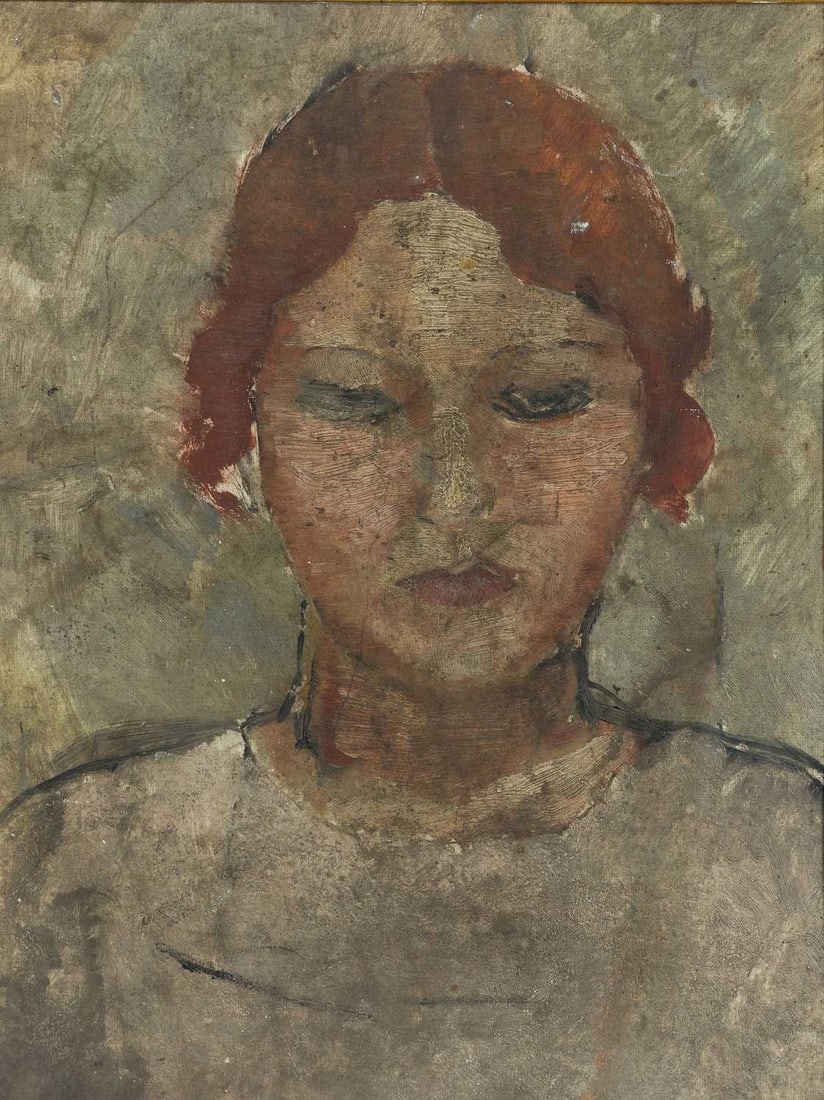 EARLY 20TH CENTURY FRENCH SCHOOL PORTRAIT OF A LADY (1 of 3)