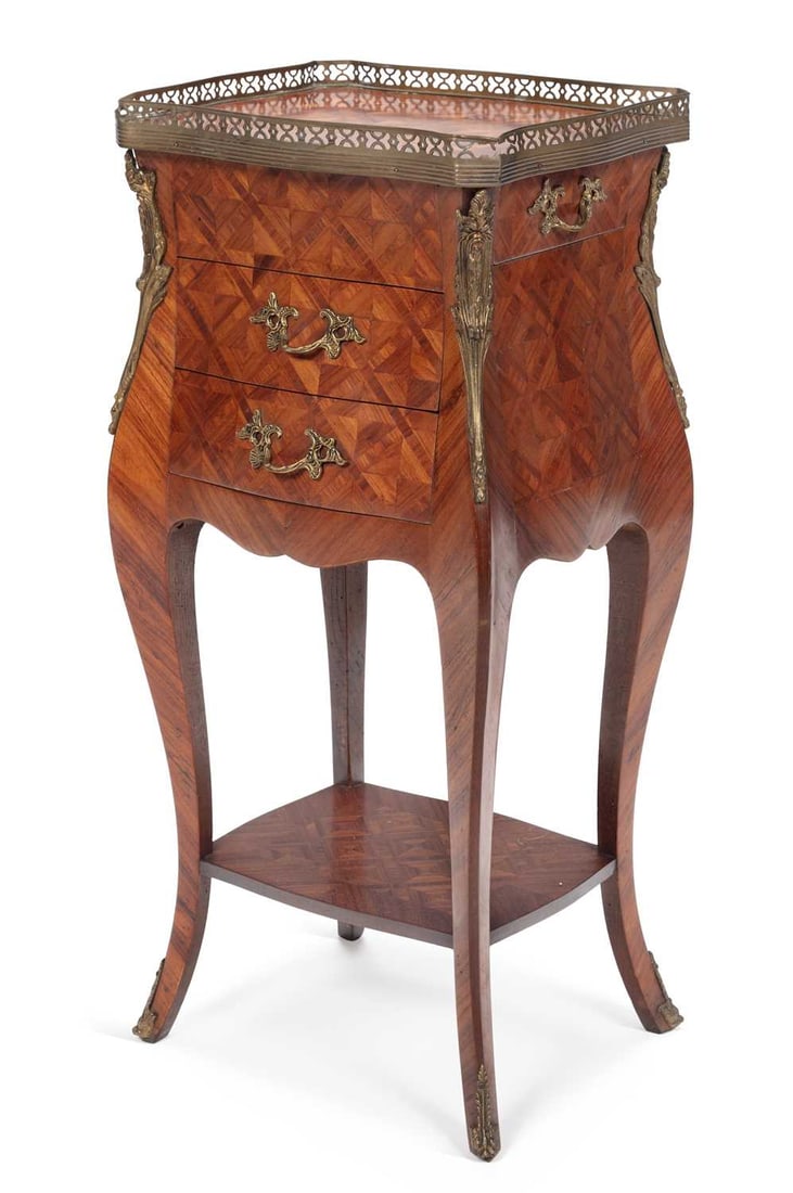 A LOUIS XV STYLE KINGWOOD SIDE TABLE (1 of 1)