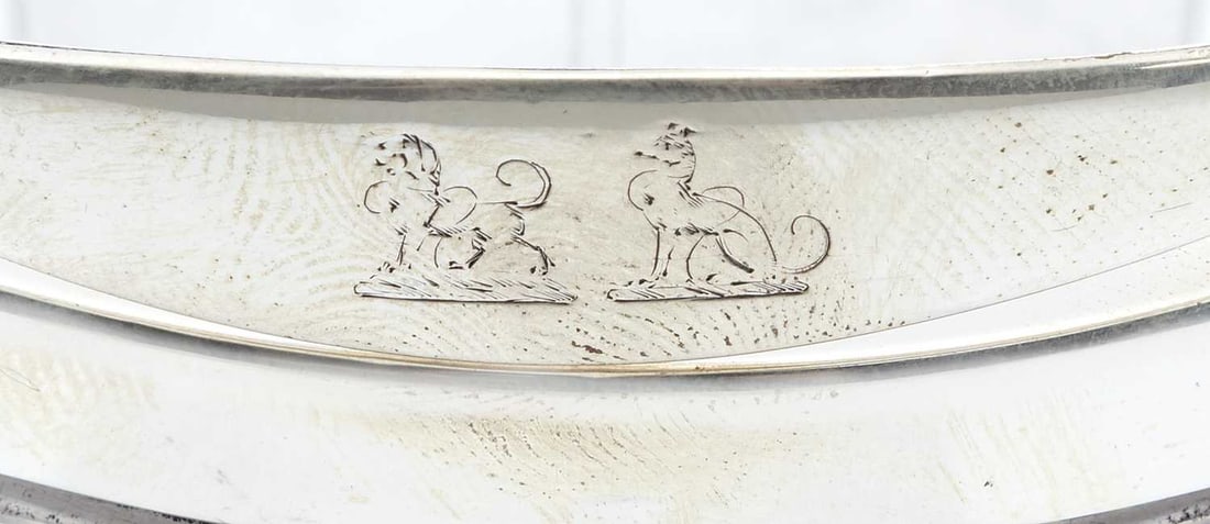 A VICTORIAN SILVER-MOUNTED CUT-GLASS ICE PAIL - 2