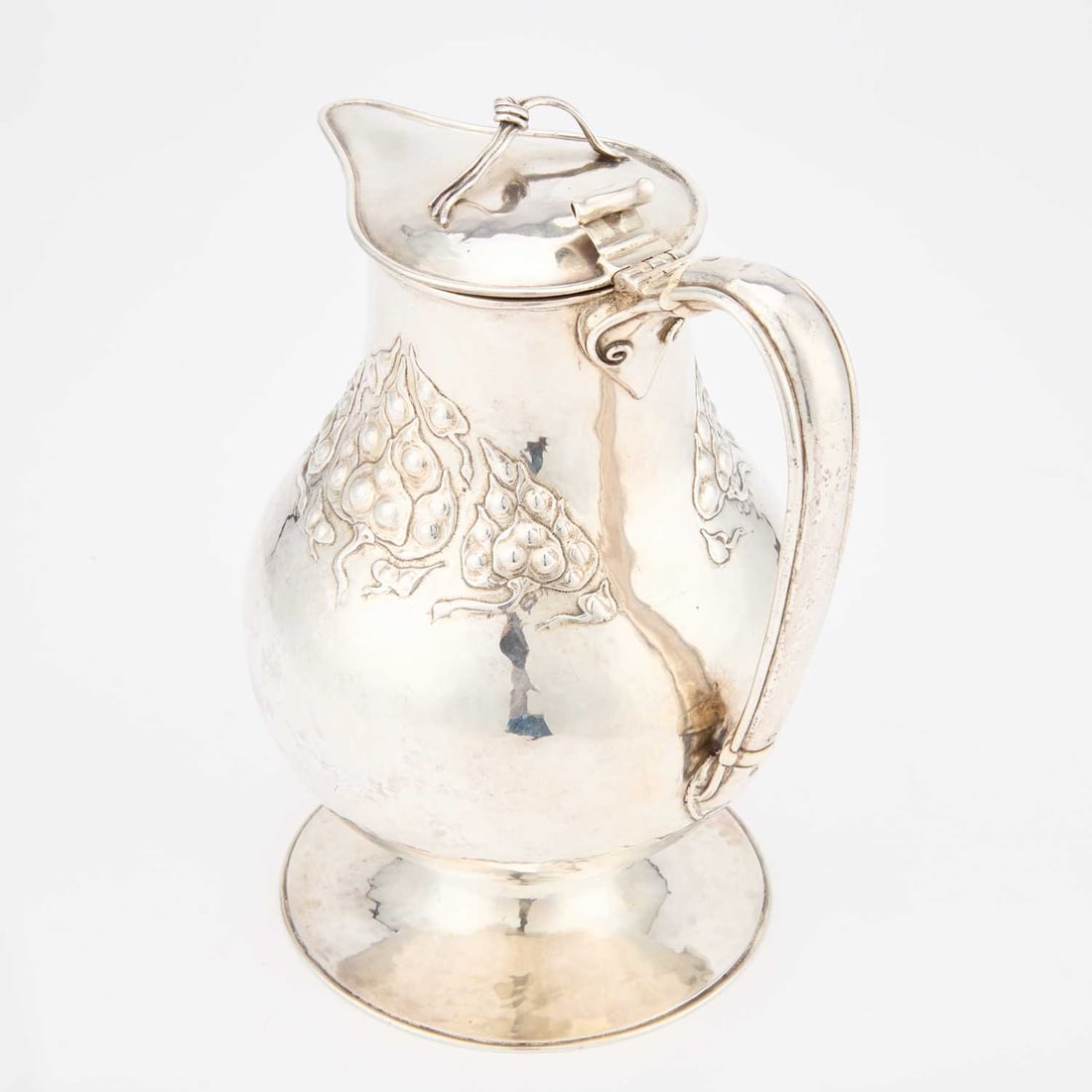 AN ARTS AND CRAFTS SILVER EWER - 2