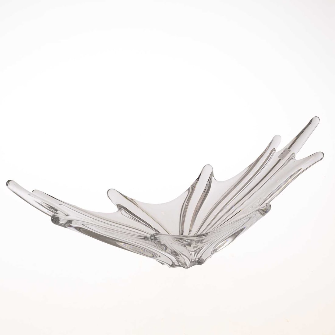 A 20TH CENTURY BACCARAT GLASS 'SPLASH' DISH - 2