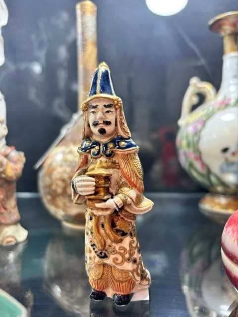 AN JAPANESE IMPERIAL SATSUMA FIGURE MEIJI PERIOD - 5