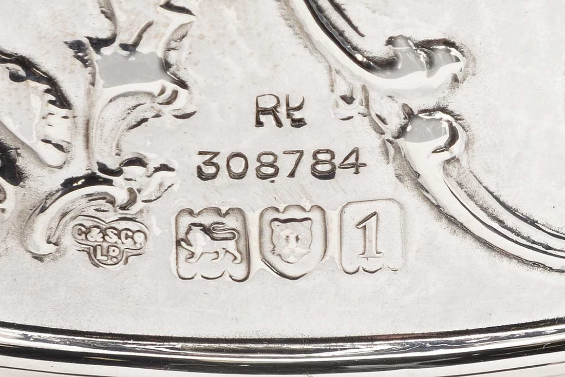 AN EDWARDIAN SILVER PLANTER - 2