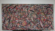 Jackson Pollock American Abstract piece Attributed