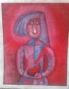 Rufino Tamayo -  Oil Cardboard Mixographic