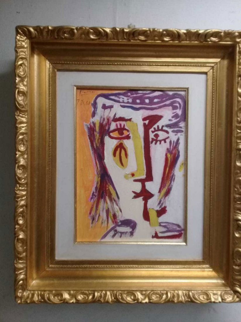 Pablo Ruiz Picasso (1881 - 1973)  - Old Portrait (1 of 2)