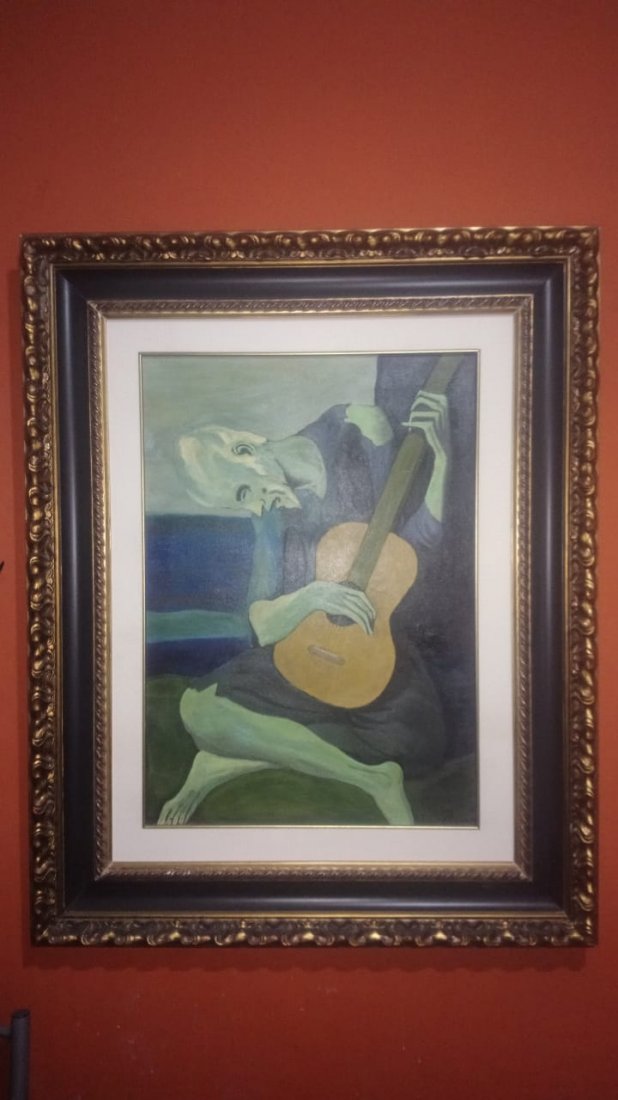 Pablo Ruiz Picasso (1881 - 1973)  - Oil canvas on wood (1 of 10)