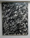 Pollock painting Oil on canvas " In the manner of "