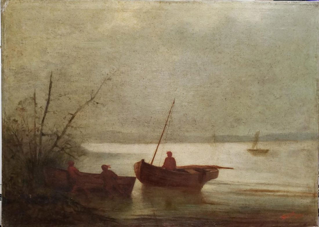 Norton Bush - Peruvian ladnscape North Américan painter: * Very wonderful piece North Américan painter Norton Bush .Attributed painting , Sold With document , Ministry of culture permission export. Measures; 26 x 35.5 Inches. Norton Bush (February 22, 1834