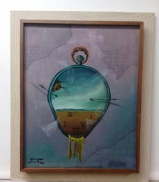 Surrealist Master -DALI (1904-1989) Oil Canvas painting