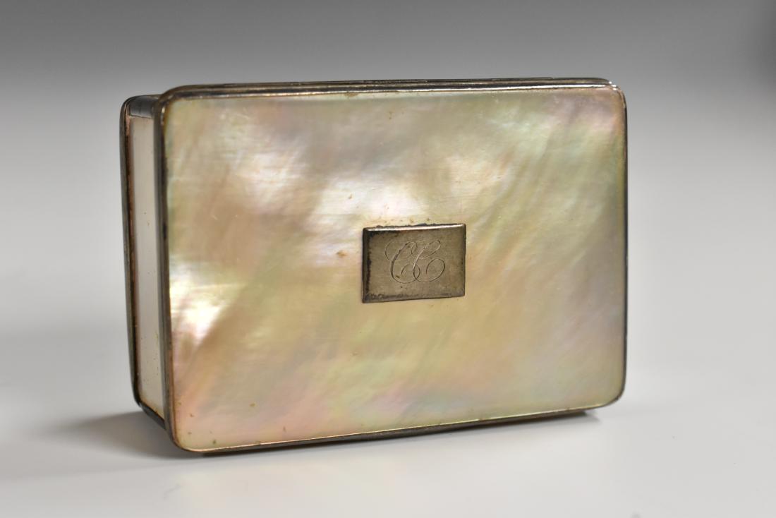 An early 19th century silver coloured metal mounted (1 of 1)