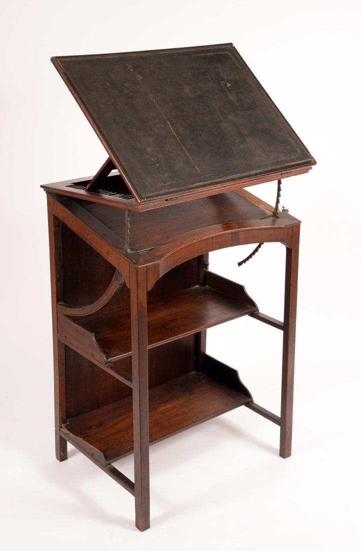 An unusual George III mahogany library reading or (1 of 1)