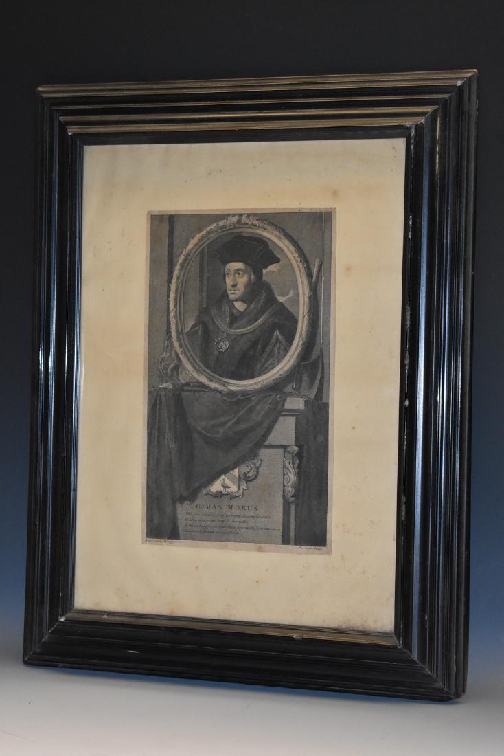 Pietar van Gust (1658/9 - 1732), after Adriaen van der: Pietar van Gust (1658/9 - 1732), after Adriaen van der Werff (1659 - 1722), portrait, Thomas Morus [Sir Thomas More], [Amsterdam 1697], line engraving, 31cm x 18.5cm