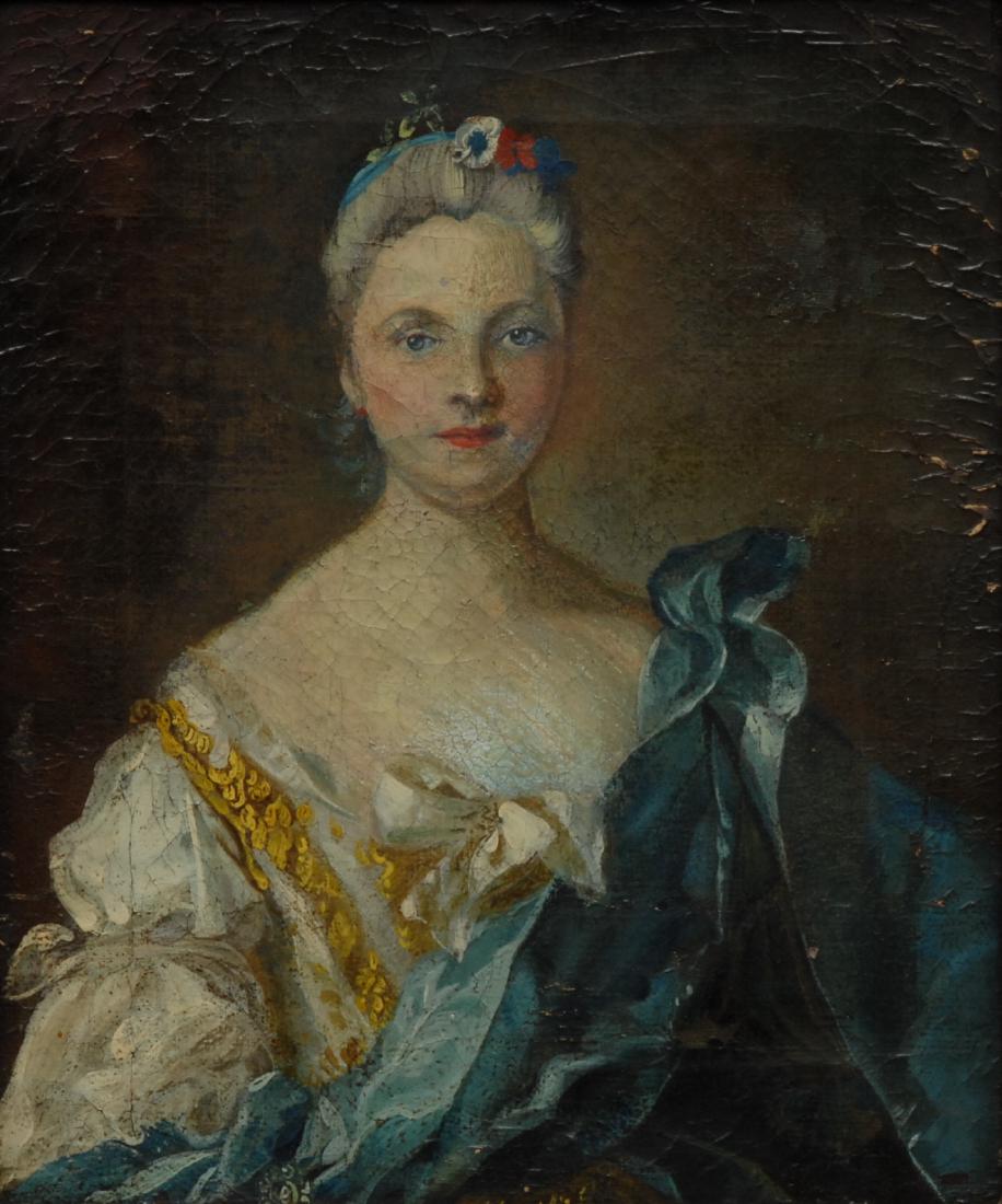 French School (18th century) Portrait of a Lady of (1 of 1)