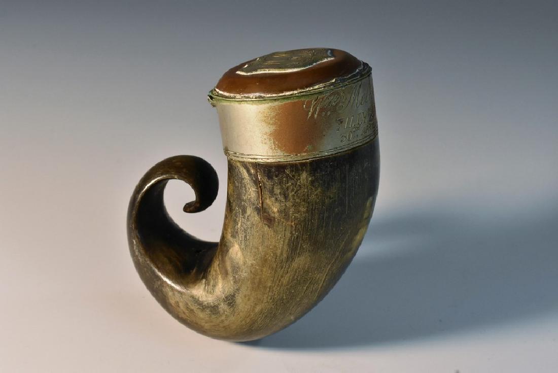 A 19th century Scottish horn snuff mull, of typical (1 of 1)