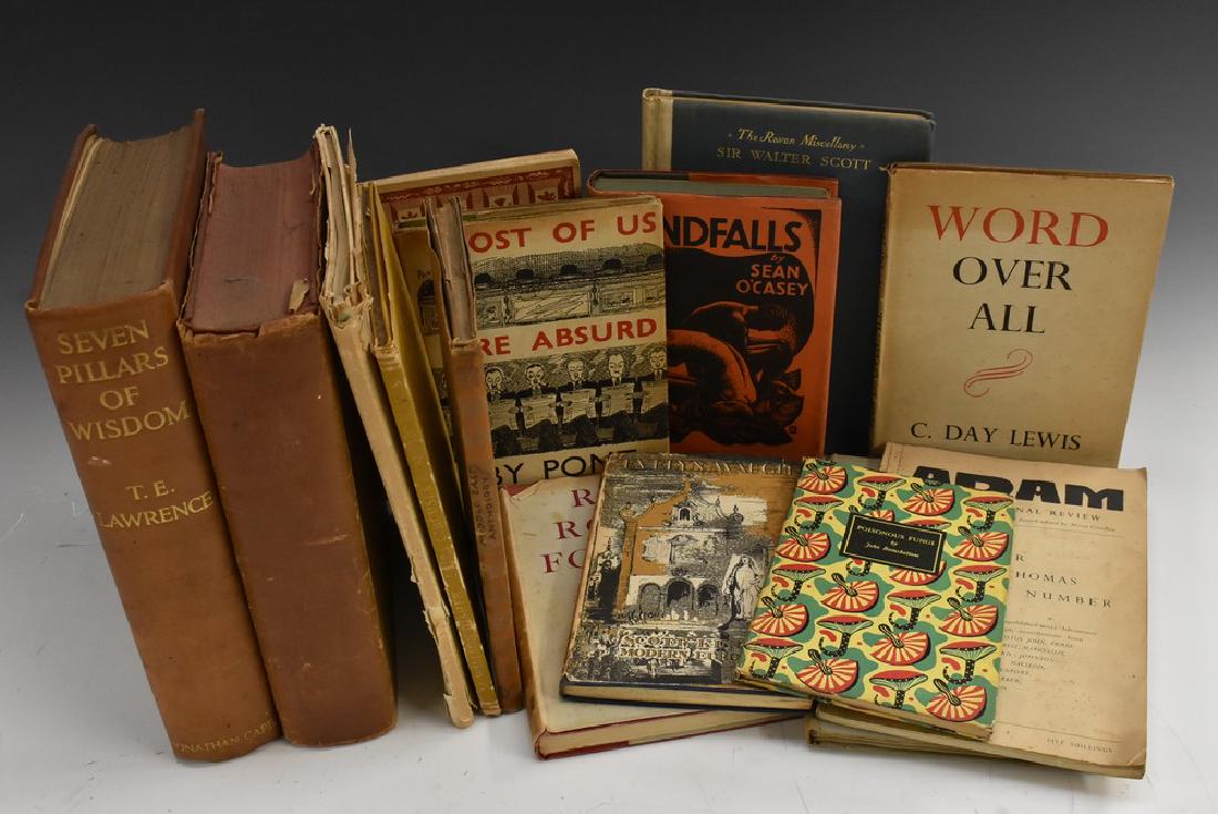 Modern First Editions - Waugh (Evelyn), Scott-King's: Modern First Editions - Waugh (Evelyn), Scott-King's Modern Europe, first edition, Chapman & Hall, London 1947, frontispiece and pictorial dustjacket designed by John Piper (1903-1992), h/b 12mo; Sign