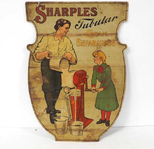 Sharples Cream Separator sign