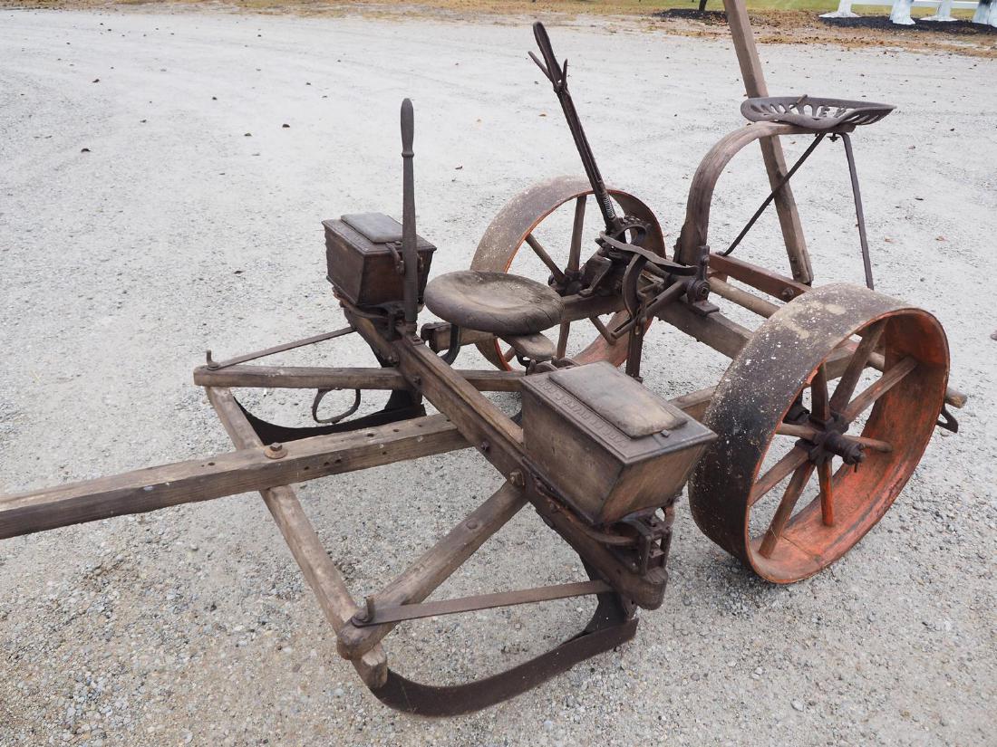 Evans Foos horsedrawn corn planter
