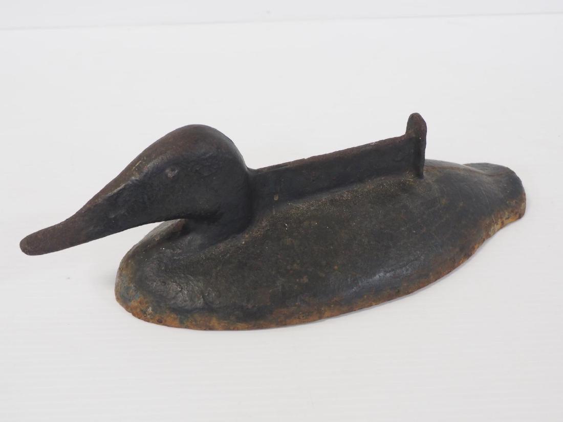 Cast iron duck boot scraper
