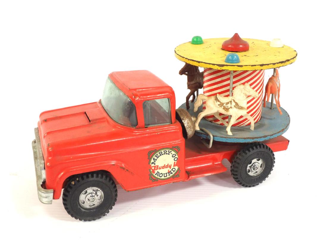 Buddy L Merry-Go-Round truck: Buddy L Merry-Go-Round truck - Good original, works