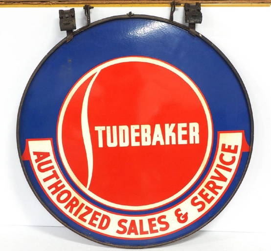Studebaker Sales & Service sign Jun 15, 2019 Chupp Auctions & Real Estate, LLC in IN