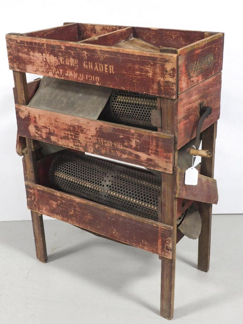 Hero seed corn grader: Hero hand-crank seed corn grader -WILL NOT SHIP -see Terms