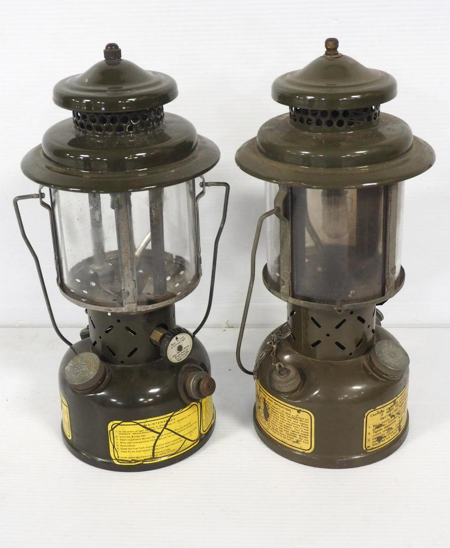 (2) Coleman US Army lanterns Jan 17, 2020 Chupp Auctions & Real