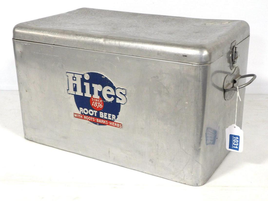 Aluminum Hire's Root Beer cooler (1 of 3)