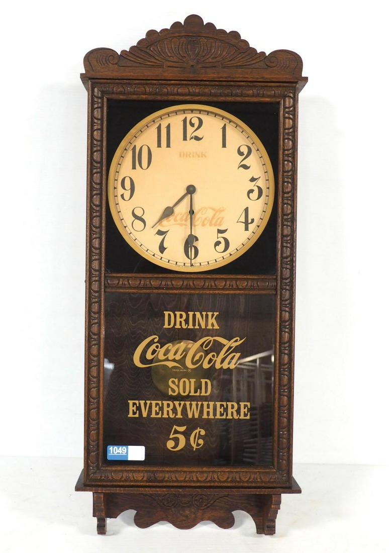Key-wind Coca Cola clock (1 of 5)