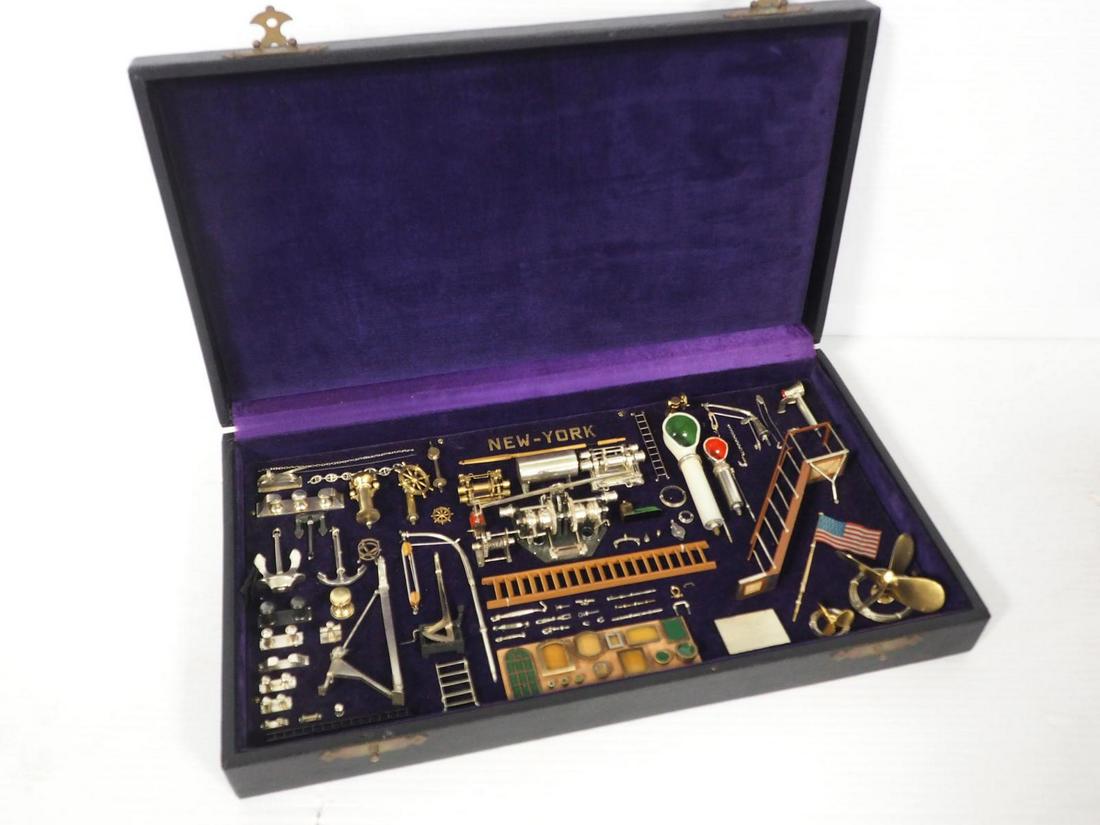 Case full of salesman sample ship parts (1 of 6)