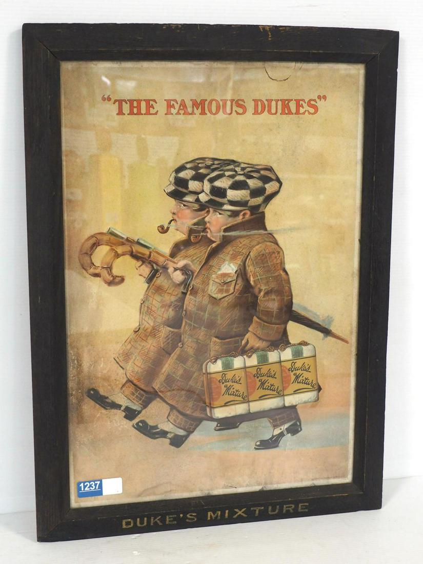 Dukes Mixture Tobacco advertising sign (1 of 8)